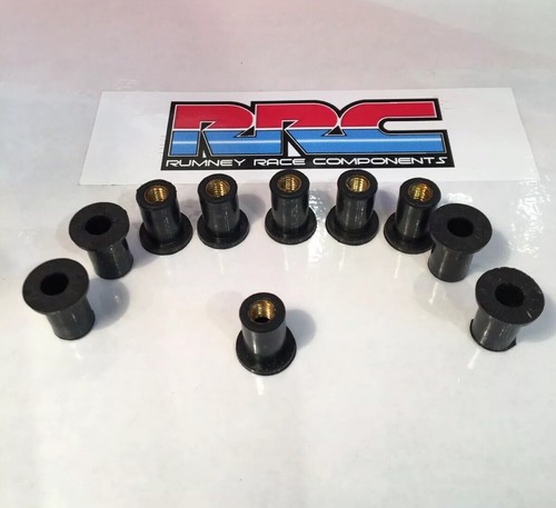 10xm4 rubber well nuts aprilia - rubber,