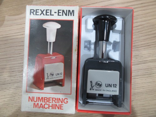 Rexel enm numbering machine - rexel,