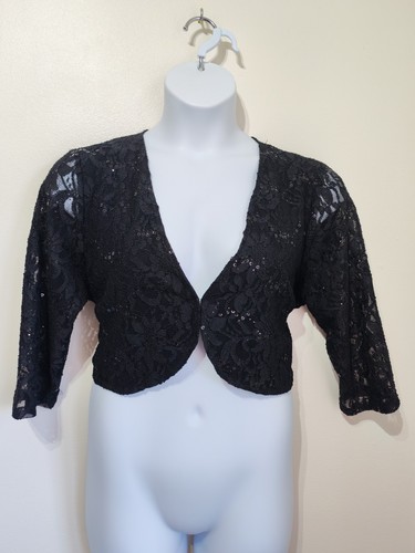 Klass black lace sequin - , bolero