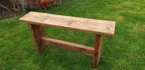 Rustic bench seat - rustic,