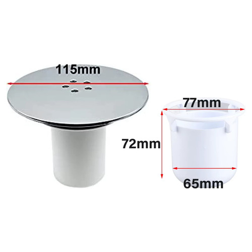 Shower drain cover tray waste - shower,