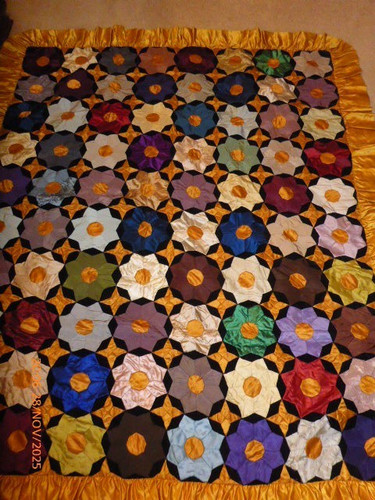 Vintage satin grandmothers - satin,
