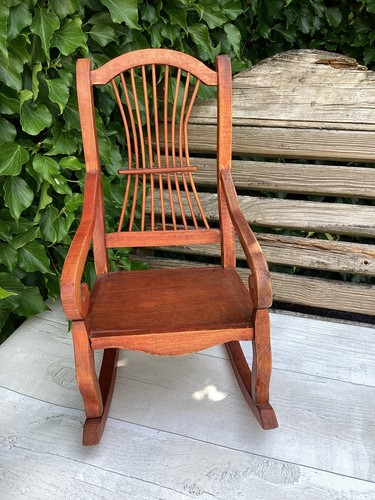 One vintage large wooden - one,