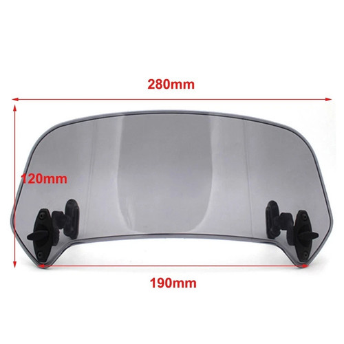 Motorcycle spoiler wind screen - spoiler,