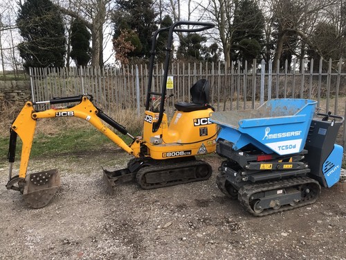 Micro digger and - digger, hire