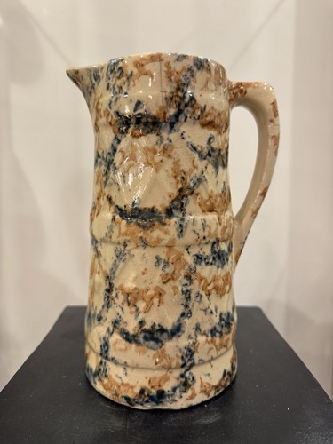 Large 19th spongeware - 19th, c.