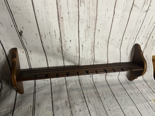 Vintage wooden plate spoon - wooden,