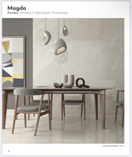 60x60cm Spanish Porcelain Tiles (33 Sq/m Job) Geotiles Ceramica - Magda Marfil