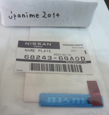 Nissan  370Z Name Plate NISMO Genuine OEM 68243-6GA0D*