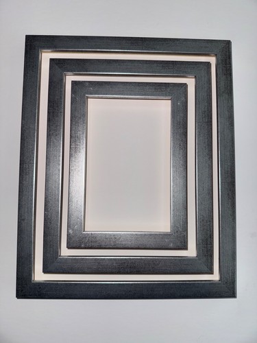 New shabby chic silver frame - chic,