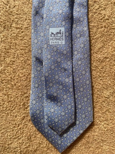 Hermes tie unused pre - hermes, pre-owned