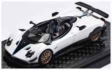 LCD Model 1:64 Scale Pagani Zonda HP Barchetta White