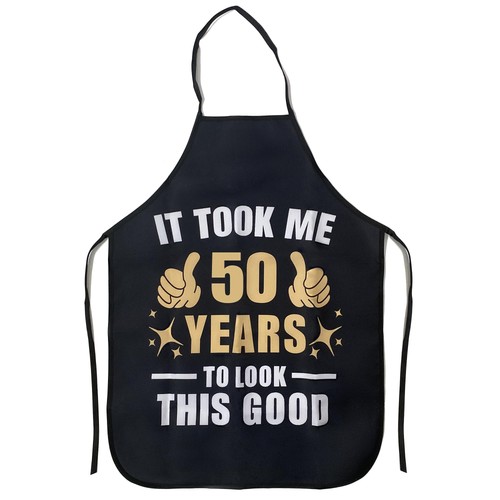 Funny 50th birthday apron - funny, men