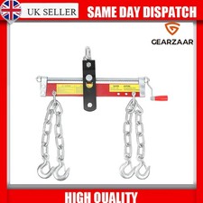 2000lb Heavy Steel Engine Load Leveler Shop Crane Lift Hoist with 2Chains UK