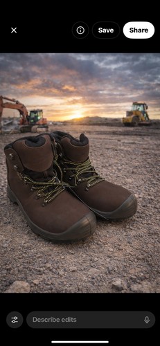 Black rock brown safety - black, boots
