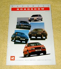 Vauxhall car range 1989 No1, Nova, Astra, Cavalier, Carlton, Senator