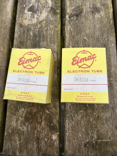 Two eimac 610a sockets for - two,