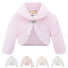 Girls Bolero Faux Fur Shrug