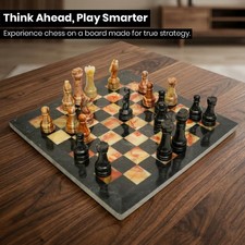 Unique Marble Chess Set Green