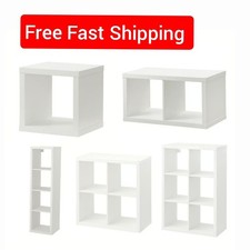 IKEA KALLAX White Shelving
