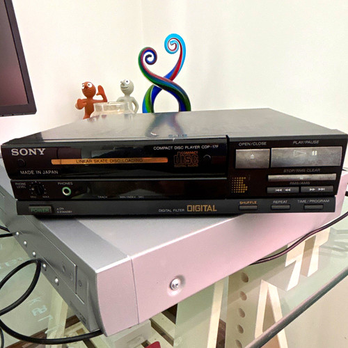 Sony cdp 17f player black - cdp-17f,