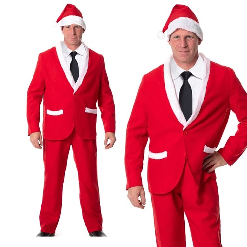 Santa christmas red suit - red,