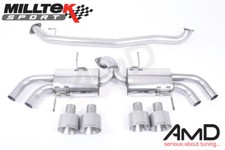 Milltek Secondary Cat Back Exhaust 2009 to 2015 SSXNI007 FITS Nissan GTR R35