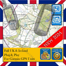 2025 NEW Garmin compatibile routeable Walking or Hiking maps Full UK & Ireland