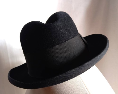 Genuine vintage homburg hat - vintage,