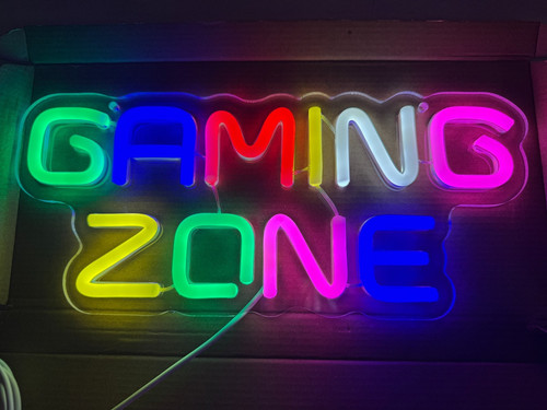 Gaming zone neon - gaming, led