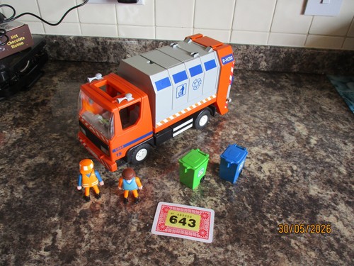Playmobil recycling truck bin - playmobil,