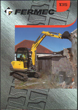 FERMEC "135" Mini Digger Excavator Brochure Leaflet