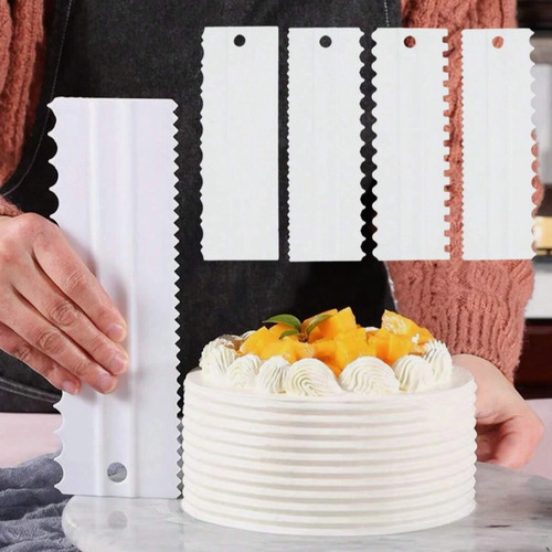 4pcs cake decorating comb edge - decorating,