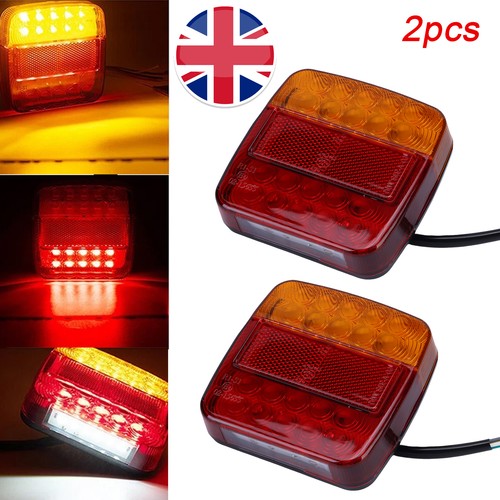 2pc 12v led rear tail - 12v,