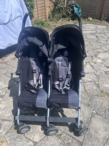 Maclaren double pushchair twin - double,