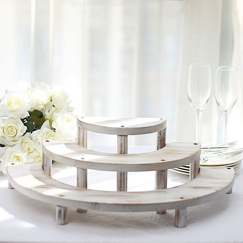Whitewashed tier wooden - tier,