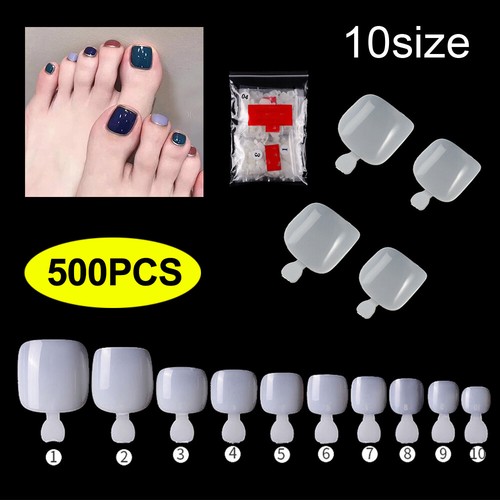 500x false toenails full cover - false,