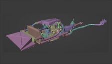 1/12 Nissan SR20DET Full Engine Transkit For Tamiya Datsun 240ZG - 3D Printed