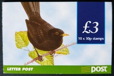 IRELAND : 1998 BIRDS > BLACKBIRD & GOLDCREST > COMPLETE BOOKLET MNH. SG SB67