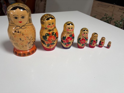 Vintage russian matryoshka - vintage,