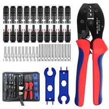 Solar Crimping Tools Set Crimping Tool Kit for 2.5/4/6mm² Solar Panel PV Cable
