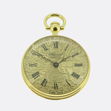 Chopard Manual Wind Pocket Watch 18ct Yellow Gold
