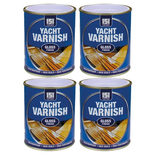 151 yacht varnish gloss - 4x,