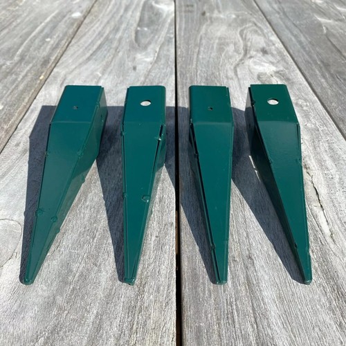 Metal ground spikes for - ground, wooden