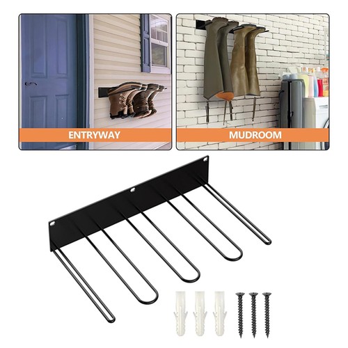 Wall mounted boot rack heavy - wall,