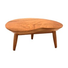 Creal 27997 Modern Coffee Table, Kidney Table Teak Wood 1:12 for Dollhouse NEW!#