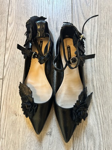 Zara basic black floral - basic,