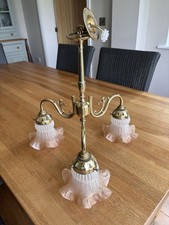 3 arm ornate brass Christopher