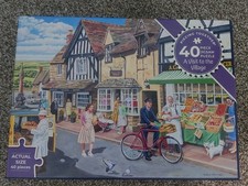 New Sealed Gibsons A Visit to the Village 40 Pieces Jigsaw Easy Large pieces