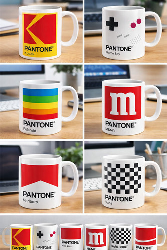 Pantone inspired art - ☕, mug